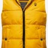 Marikoo Vestes Sans Manches Gilet Zarinaa Femme Jaune Dor -Marikoo Boutique d2bcbee69c620d7897210da8713abb5f