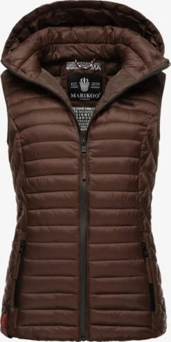 Marikoo Vestes Sans Manches Gilet Hasenpfote Femme Chocolat 9 Marikoo Vestes Sans Manches Gilet Hasenpfote Femme Chocolat -Marikoo Boutique d4c6c5a82e445eef53fcd5a26a451154