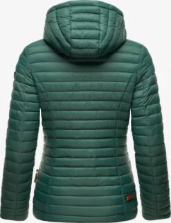 Marikoo Vestes De Mi-saison Veste Mi-saison Asraa Femme émeraude -Marikoo Boutique d4ff23426126f6e0f8619ed678ab7591