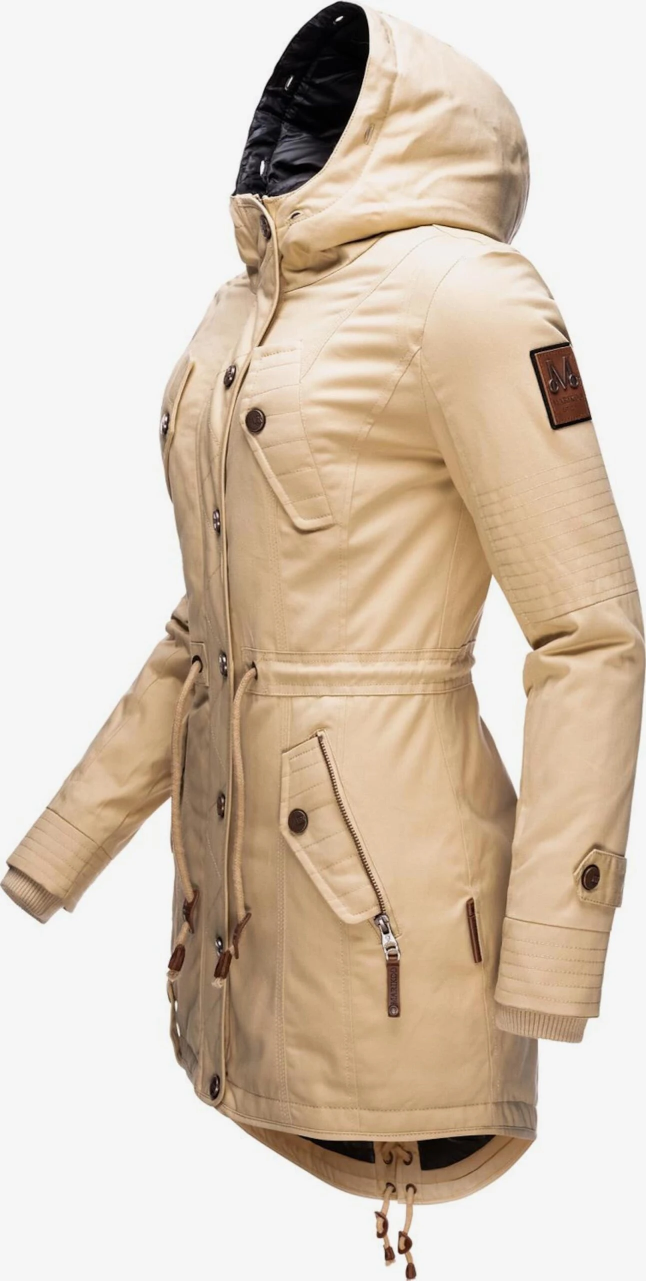 Marikoo Parkas Parka D’hiver La Viva Femme Beige 6 Marikoo Parkas Parka D’hiver La Viva Femme Beige – Image 4