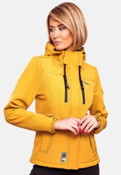 Marikoo Vestes De Mi-saison Veste Mi-saison Kleine Zicke Femme Jaune -Marikoo Boutique d69498191278616fe1d7d6d2375ec4ba