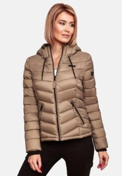 Marikoo Vestes De Mi-saison Veste Mi-saison Kuala Femme Marron -Marikoo Boutique d6bacee72cd0843b8544aa266083238f