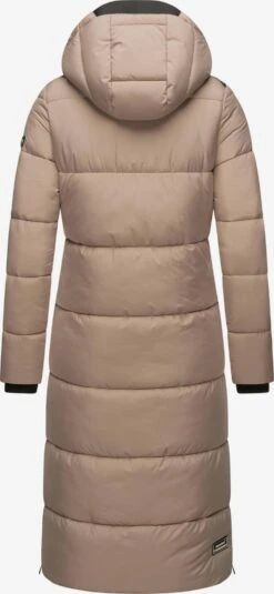 Marikoo Manteaux Dhiver Manteau D’hiver Femme Taupe -Marikoo Boutique d730ef8f53d22610100331da84fc6cc8