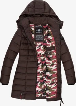 Marikoo Manteaux Courts Manteau D’hiver Abendsternchen Femme Chocolat -Marikoo Boutique d78469246ccf06213ce9f6d03691485b