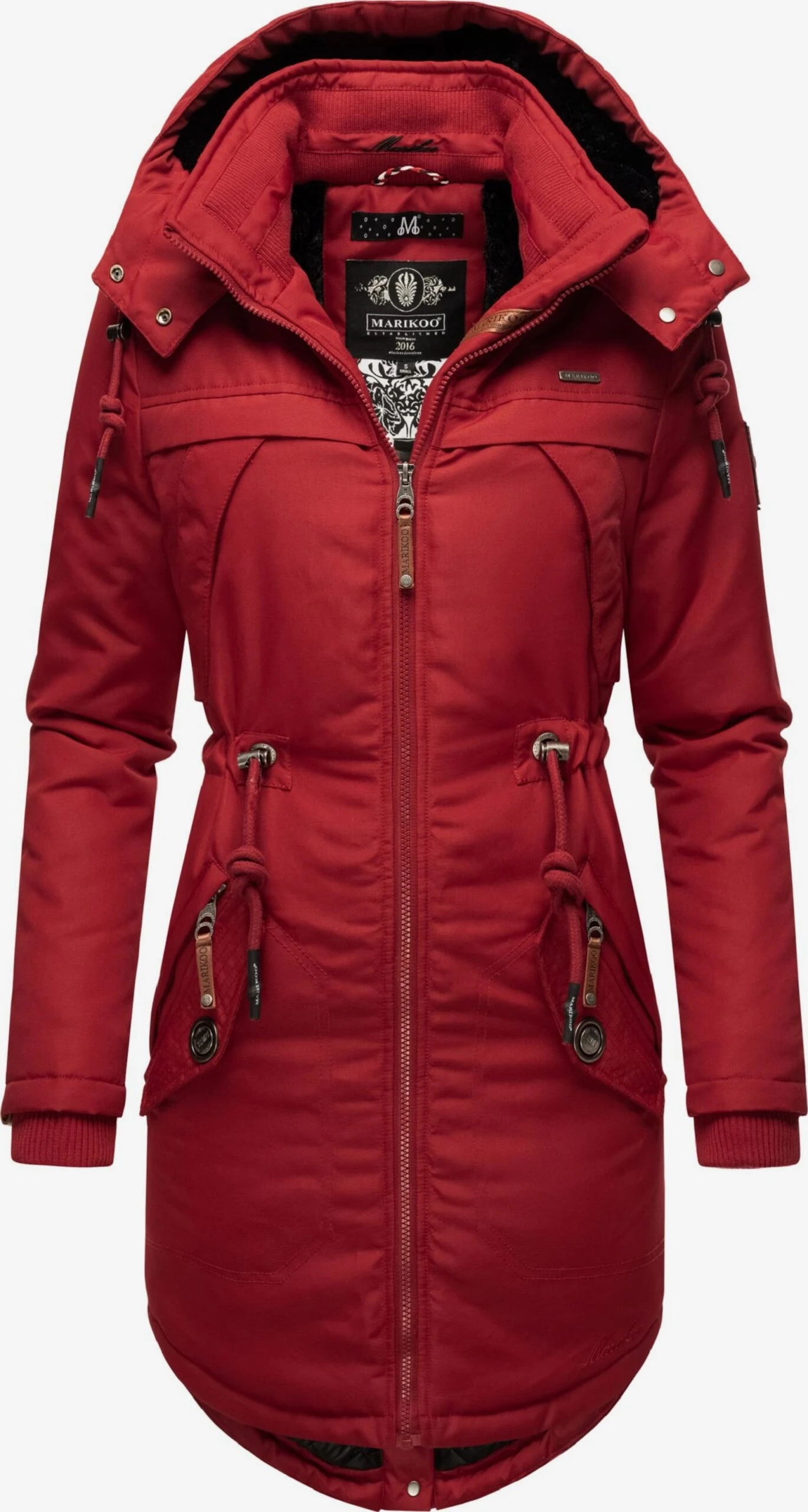 Marikoo Parkas Parka D’hiver Kamii Femme Rouge 3 Marikoo Parkas Parka D’hiver Kamii Femme Rouge