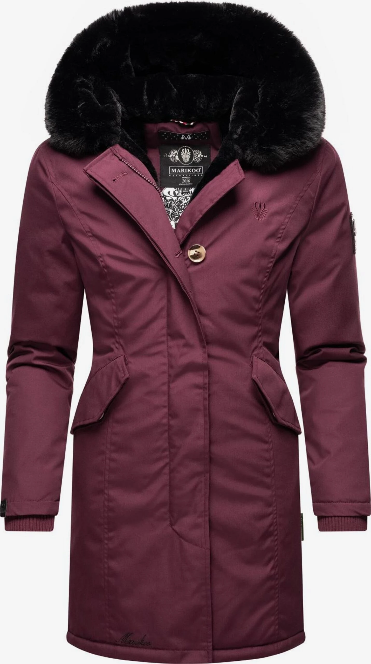 Marikoo Parkas Parka D’hiver Karambaa Femme Lie De Vin 3 Marikoo Parkas Parka D’hiver Karambaa Femme Lie De Vin