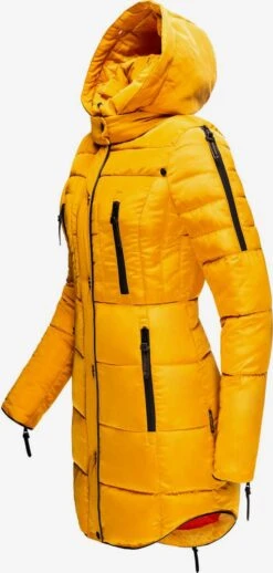 Marikoo Manteaux Dhiver Manteau D’hiver Moonshine Femme Jaune Dor -Marikoo Boutique da5a6ed66b6f799af5b93729dcbd2d19
