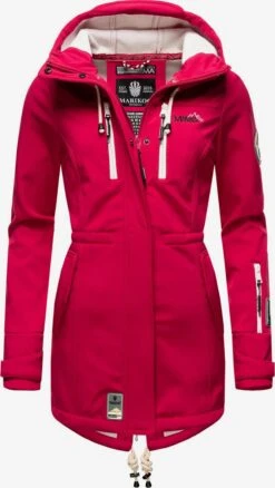 Marikoo Manteaux De Pluie Manteau Fonctionnel Zimtzicke Femme Framboise