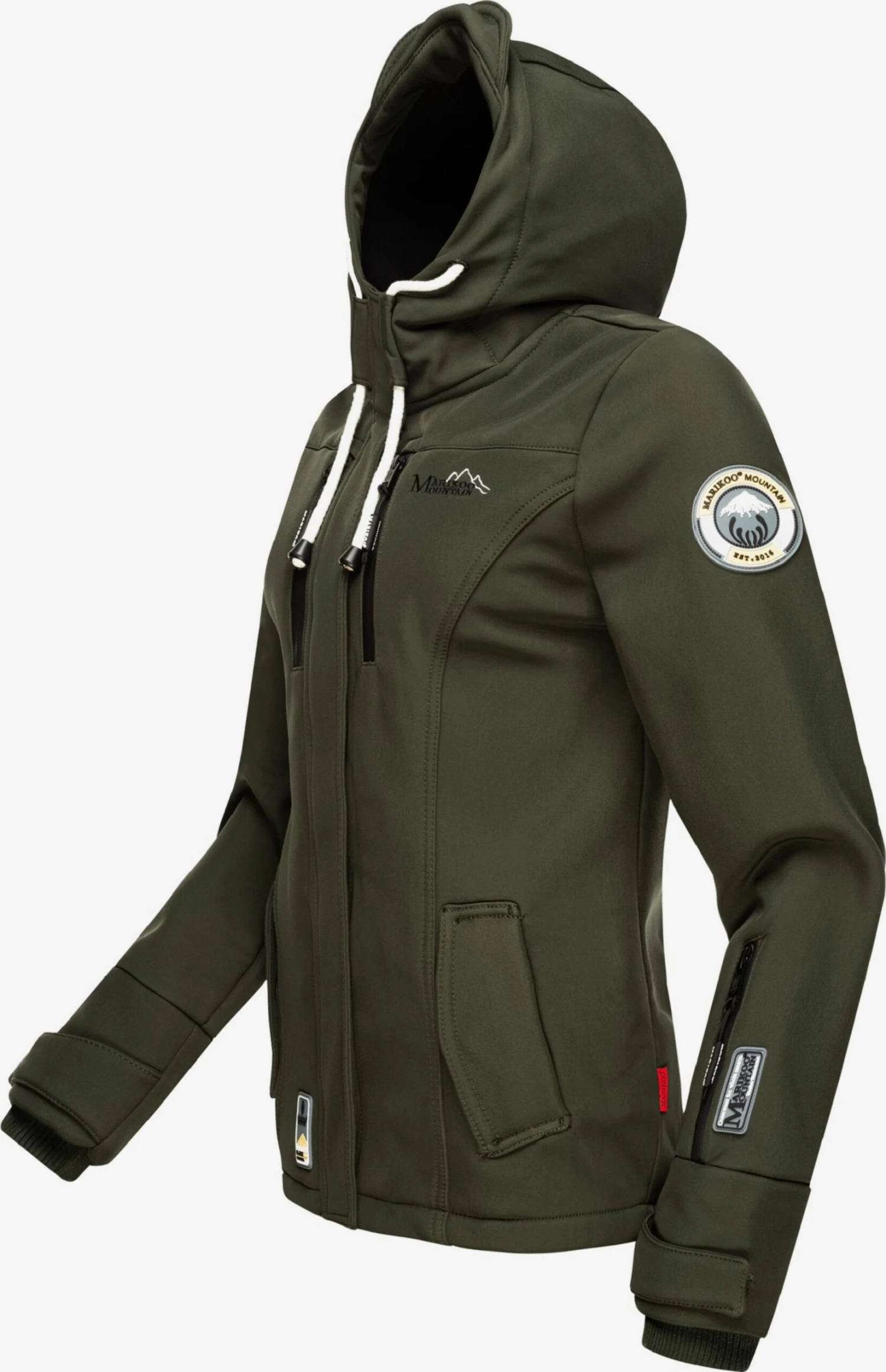 Marikoo Vestes De Mi-saison Veste Mi-saison Kleinezicke Femme Olive 4 Marikoo Vestes De Mi-saison Veste Mi-saison Kleinezicke Femme Olive – Image 2