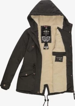 Marikoo Vestes Dhiver Veste D’hiver Manolya Femme Anthracite -Marikoo Boutique dc51ad48aa017fff1a68571fc30d0045