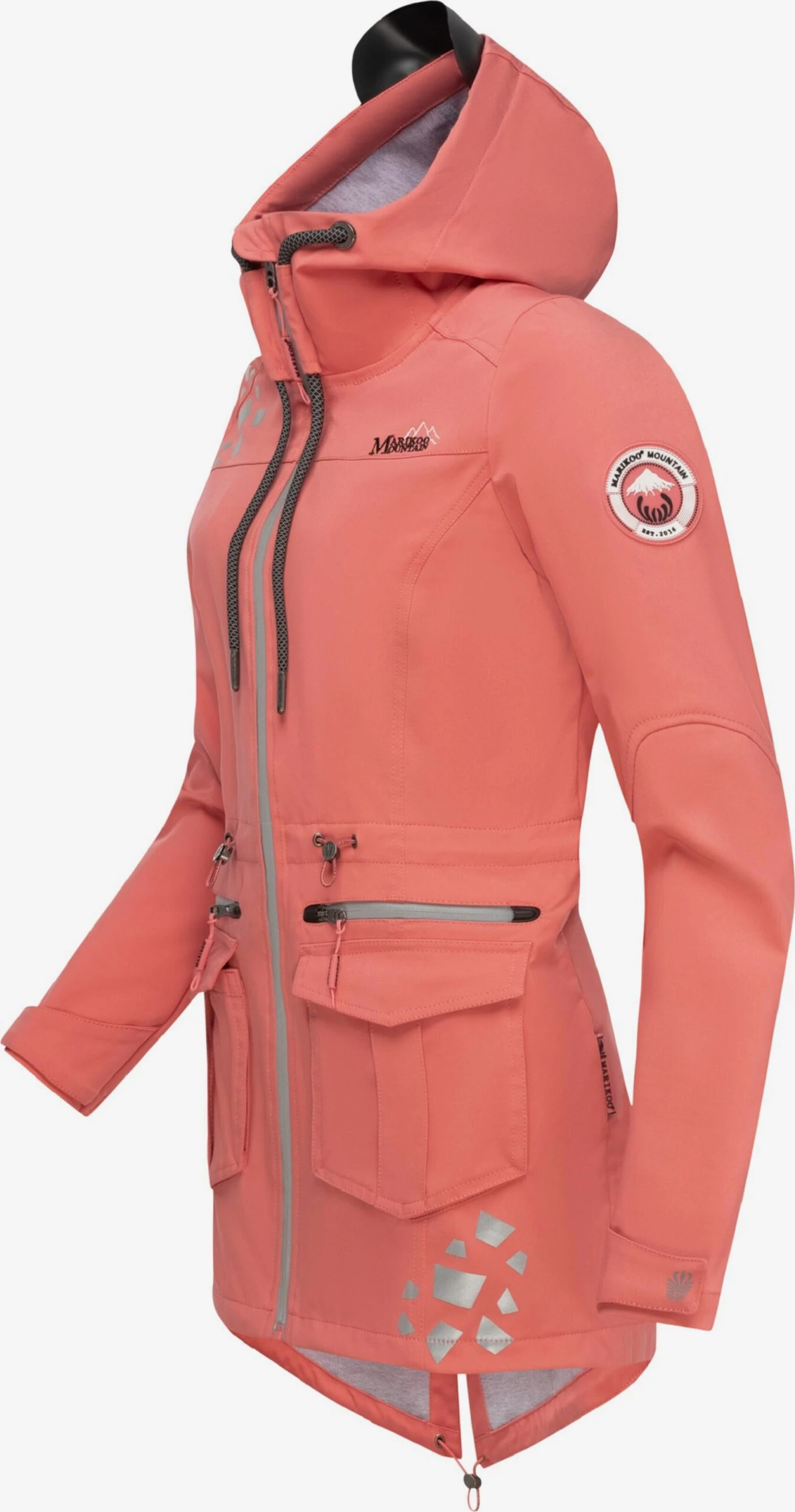 Marikoo Vestes Dextérieur Veste Fonctionnelle Ulissaa Femme Corail 4 Marikoo Vestes Dextérieur Veste Fonctionnelle Ulissaa Femme Corail – Image 2