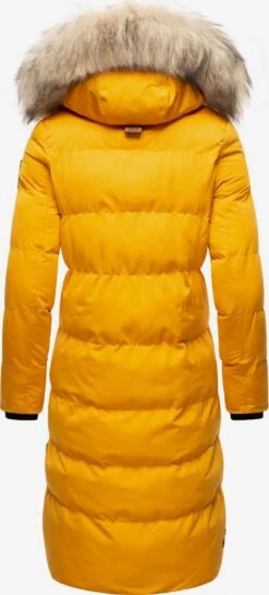 Marikoo Manteaux Dhiver Manteau D’hiver Schneesternchen Femme Jaune -Marikoo Boutique de50d273b5b36b9978d4a66903985c0b