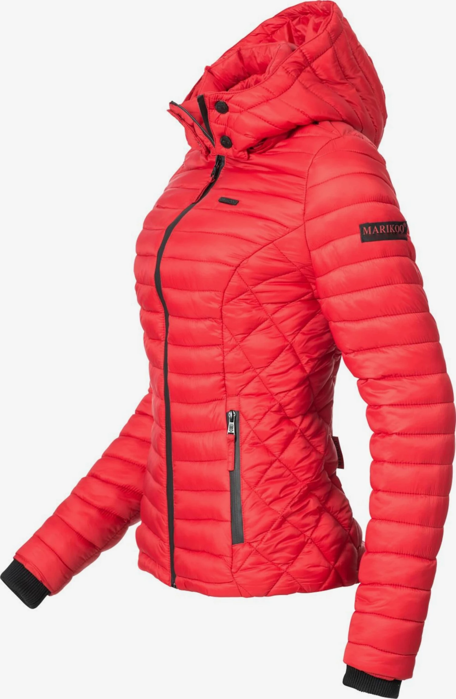 Marikoo Vestes De Mi-saison Veste Mi-saison Samtpfote Femme Rouge 4 Marikoo Vestes De Mi-saison Veste Mi-saison Samtpfote Femme Rouge – Image 2