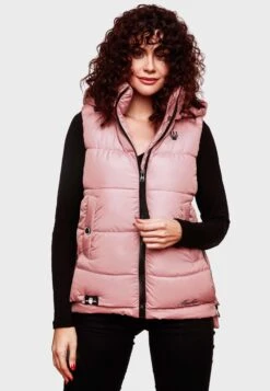 Marikoo Vestes Sans Manches Gilet Zarinaa Femme Rose 13 Marikoo Vestes Sans Manches Gilet Zarinaa Femme Rose -Marikoo Boutique e07a959161702391816828e6cc5af455