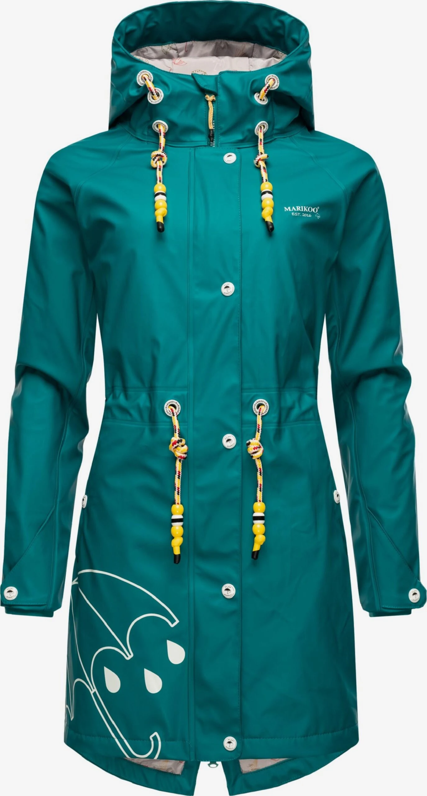 Marikoo Manteaux De Pluie Manteau Fonctionnel Femme Vert Foncé 3 Marikoo Manteaux De Pluie Manteau Fonctionnel Femme Vert Foncé