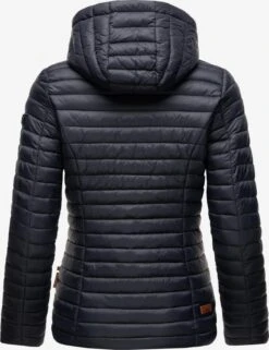 Marikoo Vestes De Mi-saison Veste Mi-saison Asraa Femme Bleu Marine -Marikoo Boutique e59ea38b2daf62e2f7cb15e0cedb72ab