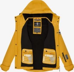 Marikoo Vestes De Mi-saison Veste Mi-saison Kleine Zicke Femme Jaune -Marikoo Boutique e5cbb420371a25229bd442e7a5bf10e4