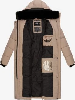 Marikoo Manteaux Dhiver Manteau D’hiver Femme Taupe -Marikoo Boutique e6f908e72411c8493a44e1a1385cd9d7
