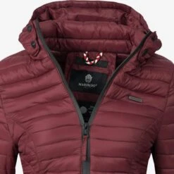 Marikoo Vestes De Mi-saison Veste Mi-saison Samtpfote Femme Bourgogne -Marikoo Boutique e71187967aa35bfe627dc5cdfd8853f9