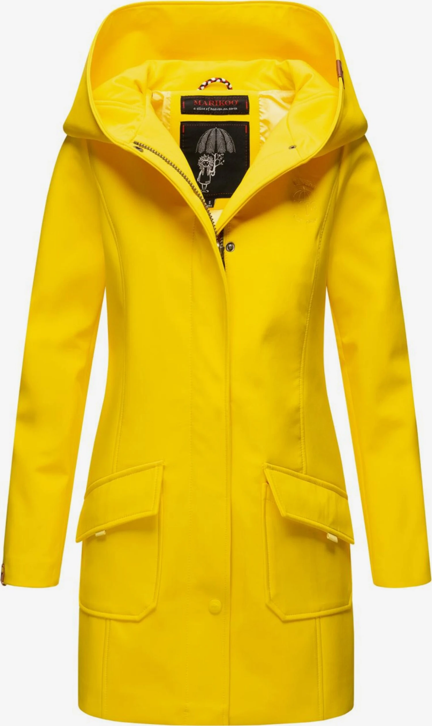 Marikoo Manteaux De Pluie Manteau Fonctionnel Mayleen Femme Jaune 3 Marikoo Manteaux De Pluie Manteau Fonctionnel Mayleen Femme Jaune