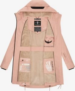 Marikoo Parkas Parka Mi-saison Femme Rose -Marikoo Boutique e7d18e90972cccf649d17b2a3b531dfb