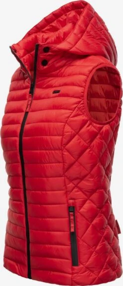 Marikoo Vestes Sans Manches Gilet Hasenpfote Femme Rouge -Marikoo Boutique eb9bf29645dbd4f432879965d91e6670