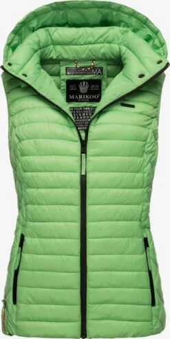 Marikoo Vestes Sans Manches Gilet Femme Vert
