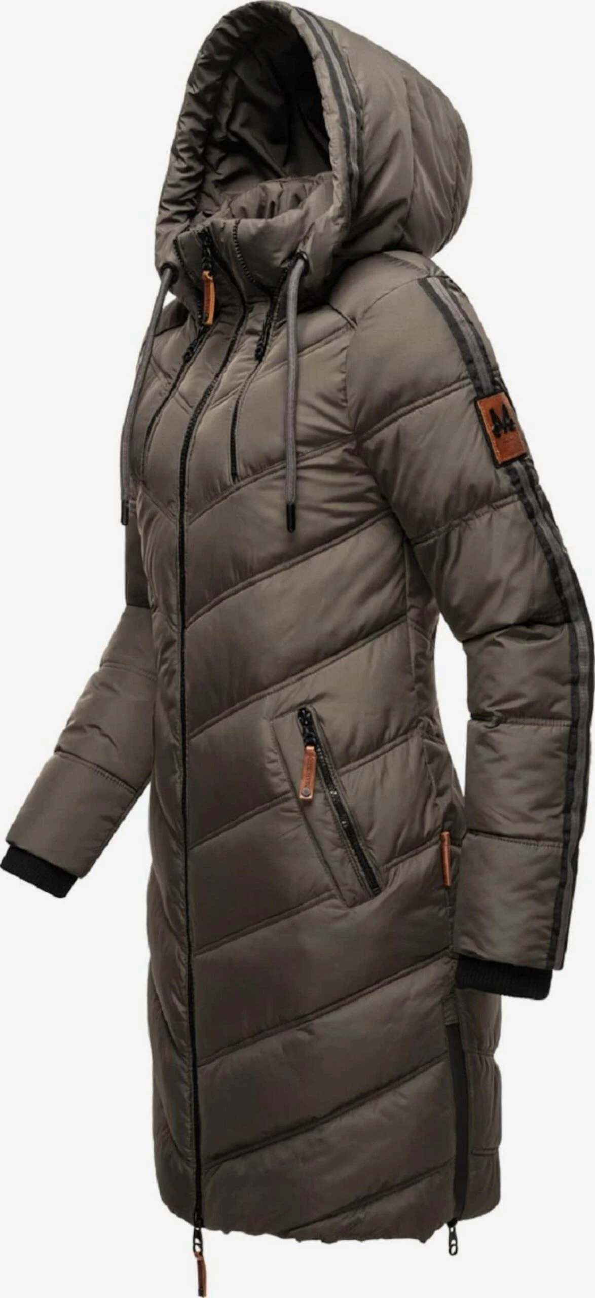 Marikoo Manteaux Dhiver Manteau D’hiver Armasa Femme Anthracite 4 Marikoo Manteaux Dhiver Manteau D’hiver Armasa Femme Anthracite – Image 2