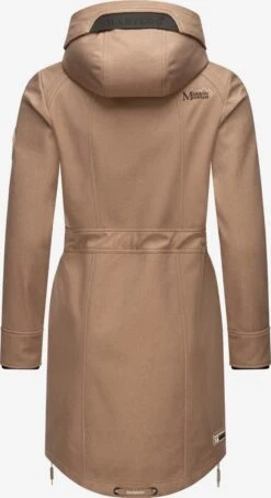 Marikoo Parkas Parka Mi-saison Femme Beige Foncé -Marikoo Boutique f0074af202b0e27ff18385e00e881f43