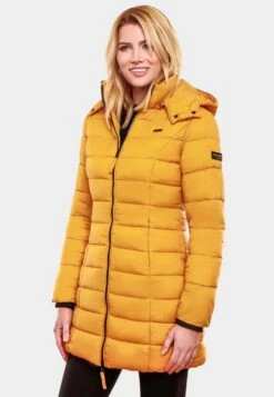 Marikoo Manteaux Courts Manteau D’hiver Abendsternchen Femme Jaune Dor -Marikoo Boutique f103a03884d8293c66b8ebde6cb56128