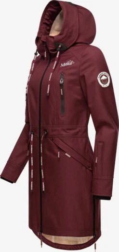 Marikoo Parkas Parka Mi-saison Femme Bordeaux -Marikoo Boutique f1339a94d1004c747839bdcfc51429b3
