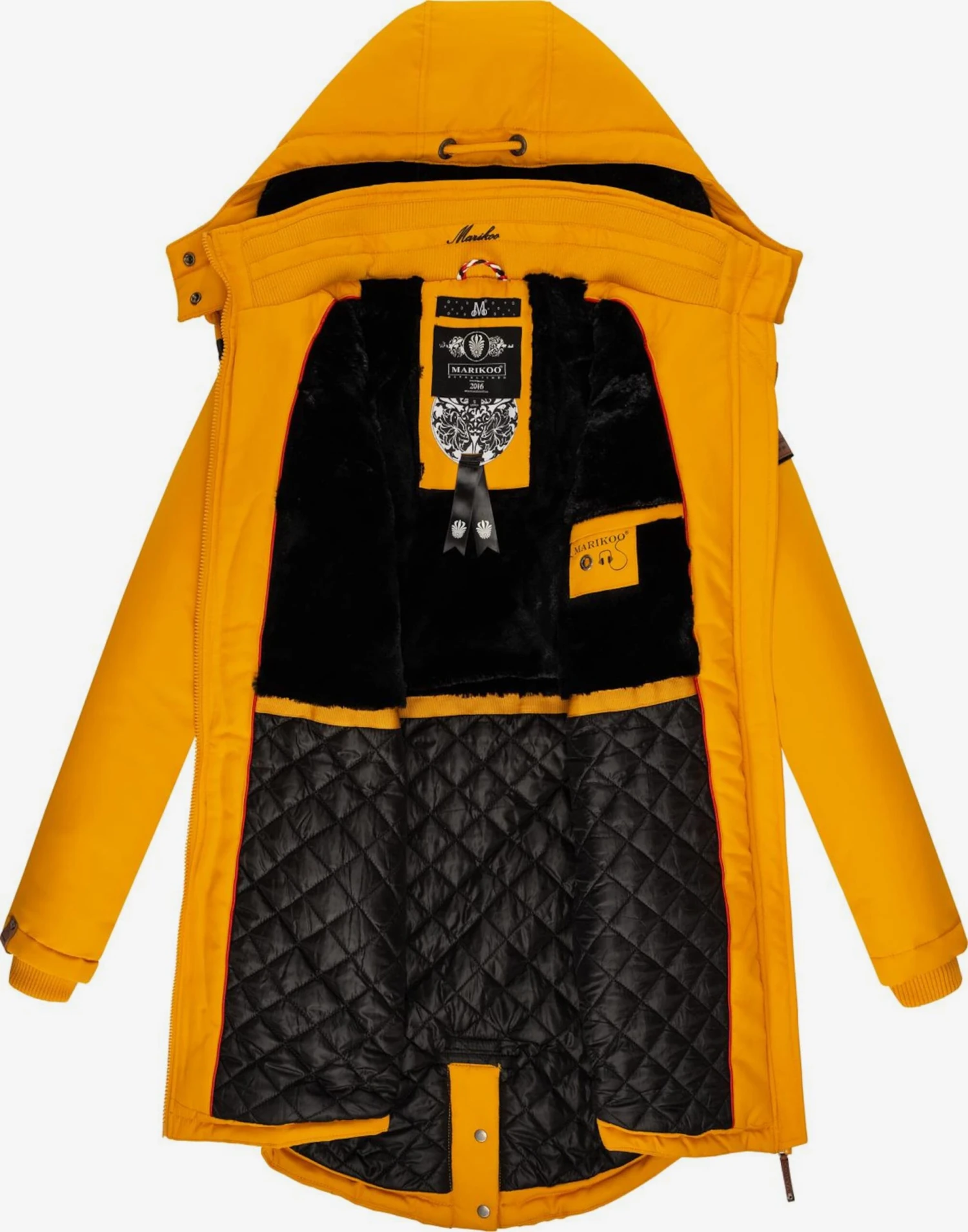 Marikoo Parkas Parka D’hiver Kamii Femme Jaune Dor 7 Marikoo Parkas Parka D’hiver Kamii Femme Jaune Dor – Image 5