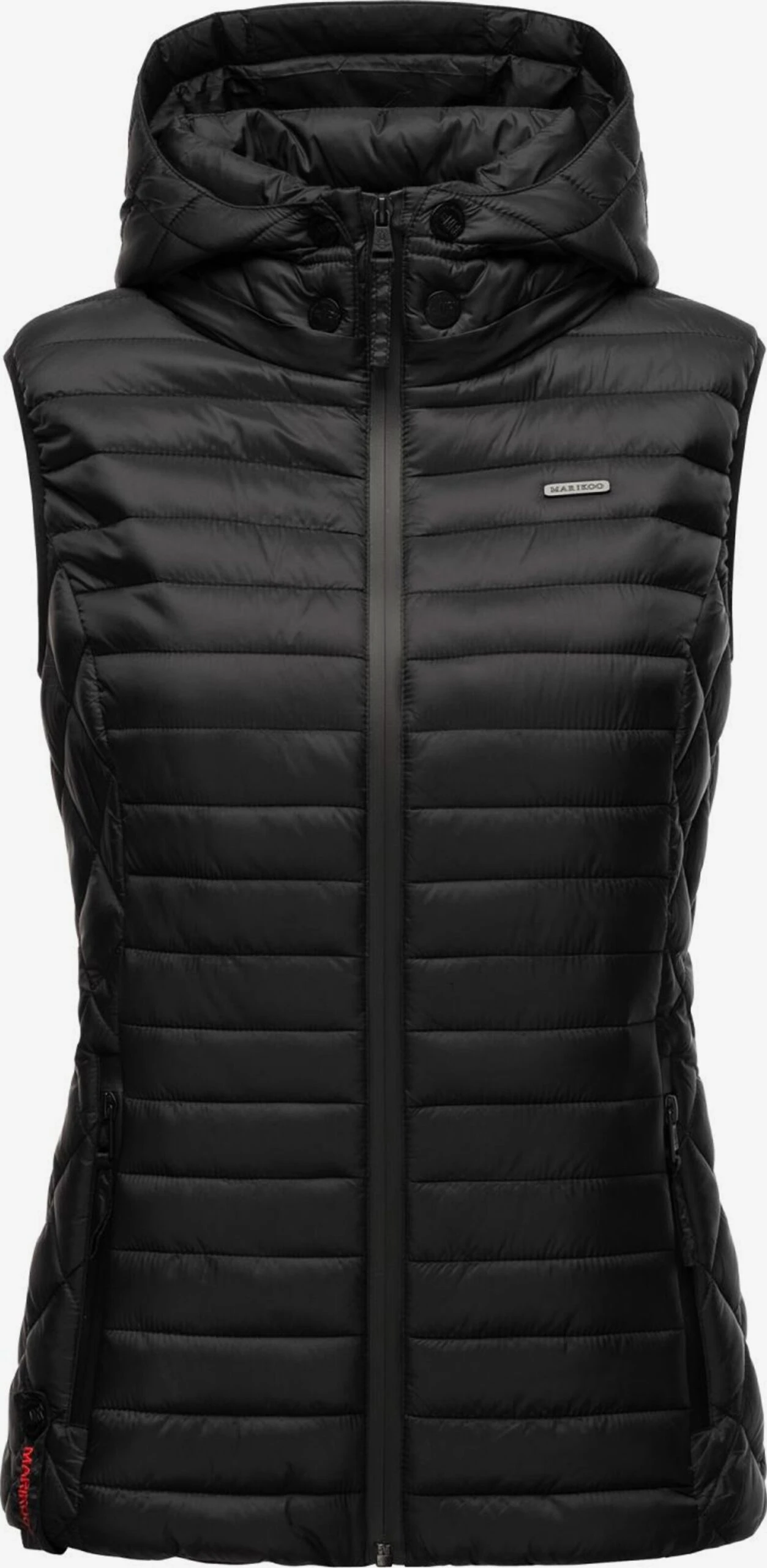 Marikoo Vestes Sans Manches Gilet Hasenpfote Femme Noir 3 Marikoo Vestes Sans Manches Gilet Hasenpfote Femme Noir