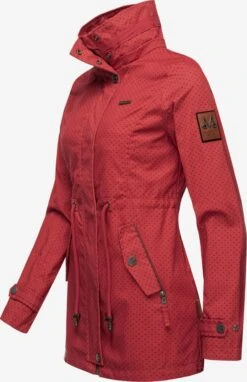 Marikoo Parkas Parka Mi-saison Nyokoo Femme Rouge / Bourgogne -Marikoo Boutique f5957fa25be2640e69d744367b10812e