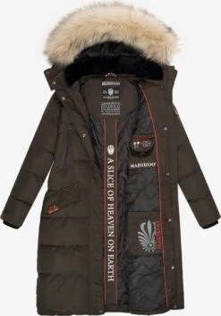 Marikoo Manteaux Dhiver Manteau D’hiver Schneesternchen Femme Anthracite -Marikoo Boutique f5b547339e9eccac8a58bf2bd3d61ffe