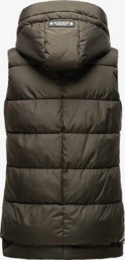 Marikoo Vestes Sans Manches Gilet Zarinaa Femme Anthracite -Marikoo Boutique f64eafeee5ccdc48dd94f9ab6f67e552
