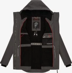 Marikoo Parkas Parka Mi-saison Babetaa Femme Anthracite -Marikoo Boutique f6a96f5545409f3278556abcc411b27e