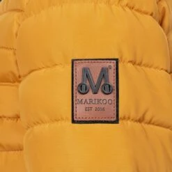 Marikoo Vestes Dhiver Veste D’hiver Amber Femme Jaune Dor -Marikoo Boutique f81d55e391fcf26dec63cb080b0d0e28