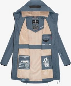 Marikoo Parkas Parka Mi-saison Femme Bleu -Marikoo Boutique f9f8d848510b958965e36bb0c980fb6b