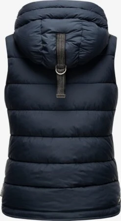 Marikoo Vestes Sans Manches Gilet Taisaa Femme Bleu Marine -Marikoo Boutique fa98e8c222e97ccf289d2a74b490ac71