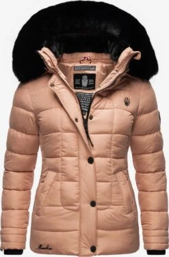Marikoo Vestes Dhiver Veste D’hiver Qesraa Femme Rose Ancienne