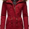 Marikoo Parkas Parka D’hiver La Viva Femme Rouge