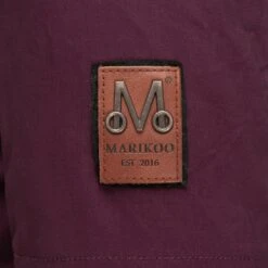 Marikoo Parkas Parka D’hiver Femme Lie De Vin -Marikoo Boutique fe3c5dfce6636e242f45bc047ed58d85