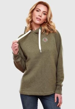 Marikoo Sweats à Capuche Sweat-shirt Airii Femme Olive -Marikoo Boutique fe680d32840661eb8da8c1b24bbdca10