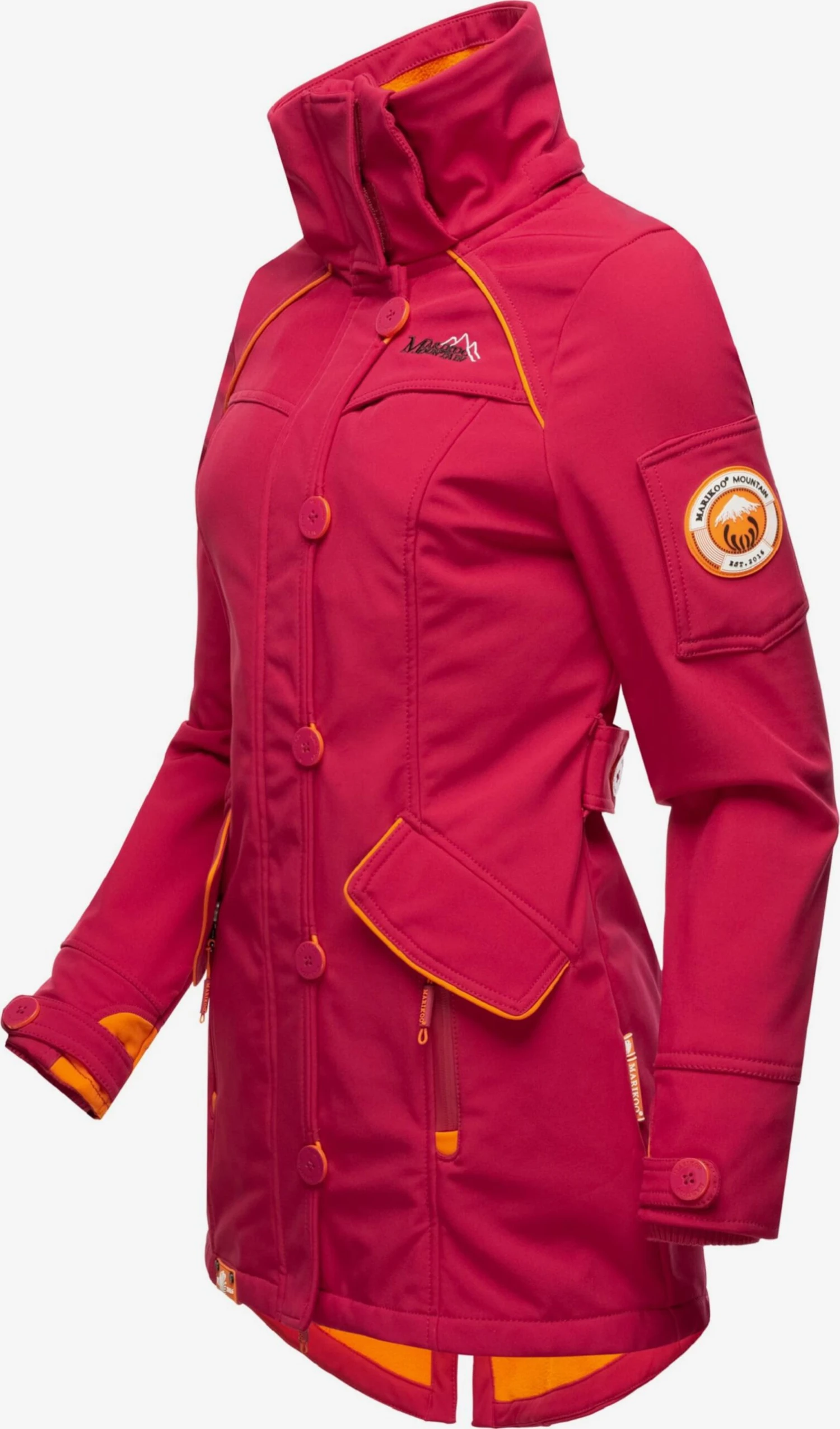 Marikoo Vestes Dextérieur Veste Fonctionnelle Soulinaa Femme Framboise 7 Marikoo Vestes Dextérieur Veste Fonctionnelle Soulinaa Femme Framboise – Image 5